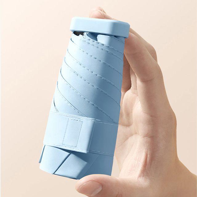 [UV 자외선차단] 초경량 접이식 양우산 초소형 미니 양산 우산 휴대용 3단 암막 포켓우산 파우치증정