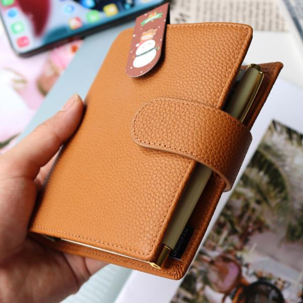 현금바인더 A7 6공바인더 소가죽 현금 저축 챌린지