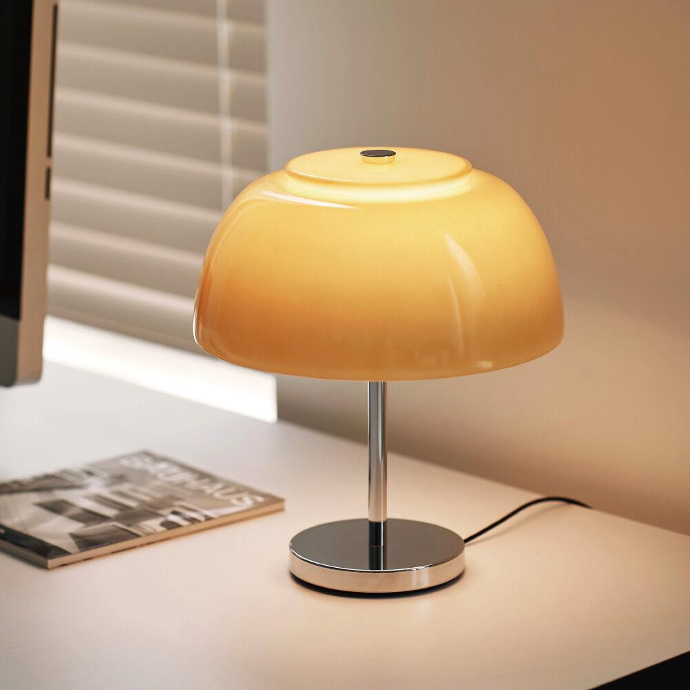 루미르R 테이블 램프 크롬에디션 모스옐로우 (LED / 4단계 밝기조절 / USB전원)