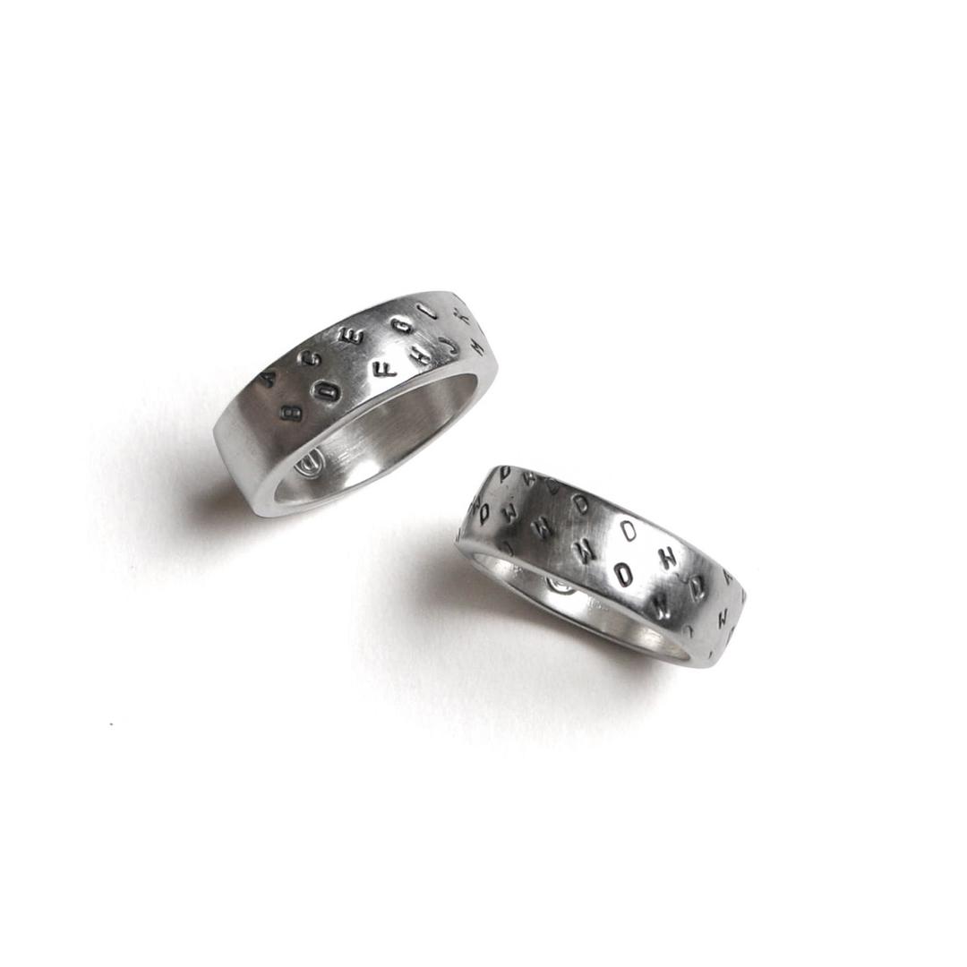 Custom Stamp Ring (Thin Band ver.)