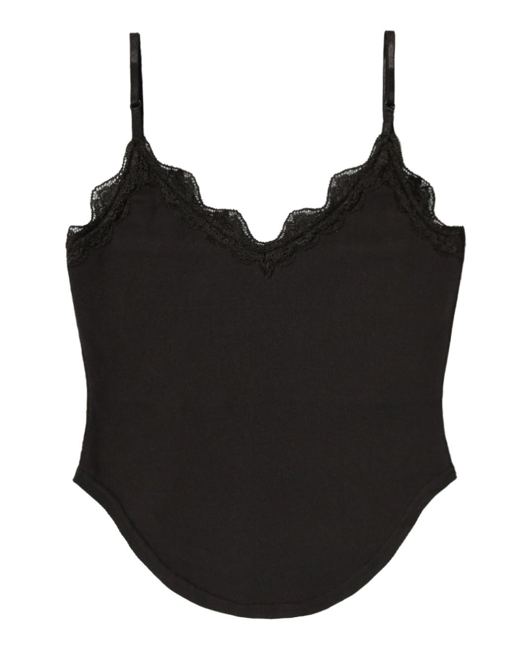 CS TOP LACE BRA TOP-005 (BLACK)