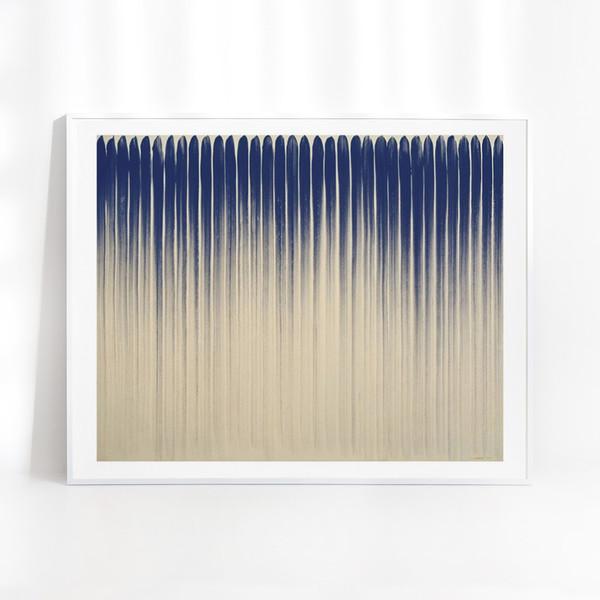[이우환] From Line 1977, Large (액자 포함) 101 x 81 cm