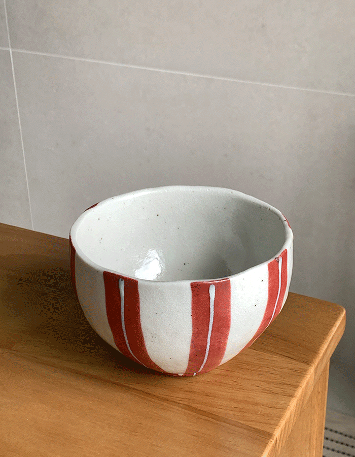 Red Deep Bowl