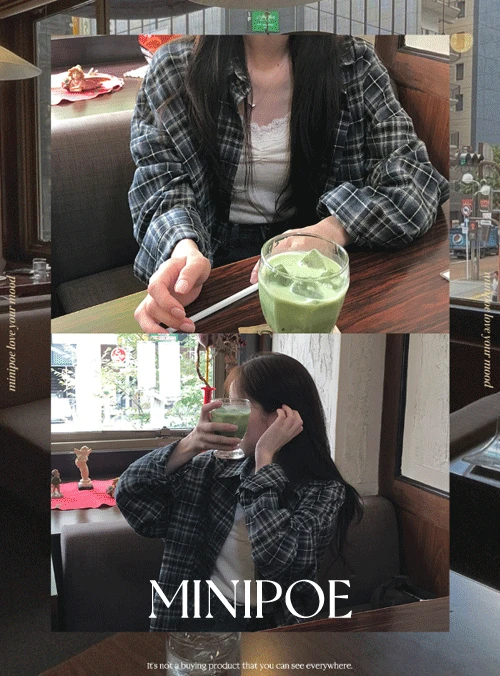 [여름 /summer🍉][MADE] 플리 체크 셔츠 (1color)