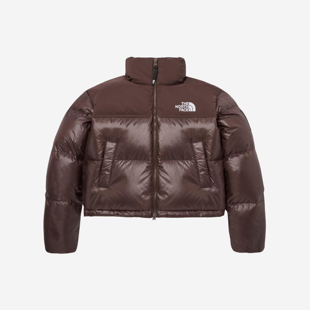 (W) The North Face White Label Novelty Nuptse Down Jacket Cocoa Brown