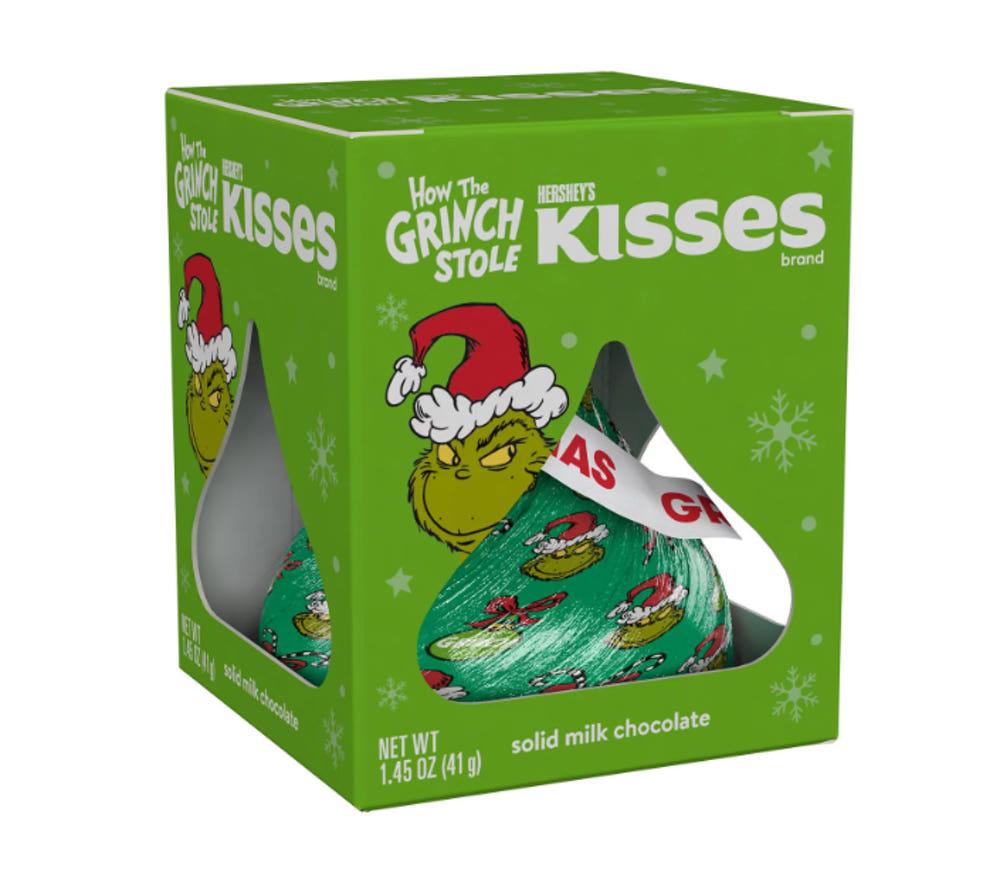 크리스마스 허쉬 키세스 그린치 밀크 초콜릿 41g