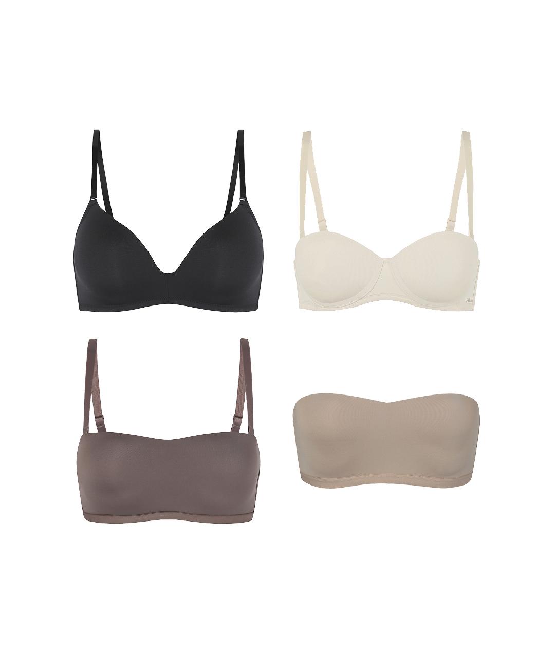 휠라언더웨어 에센셜 클래식 티셔츠/하프컵/오프숄더 브라 3종 5colors 택일