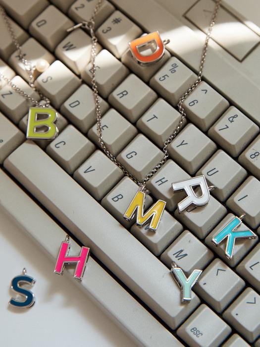 Colorful Initial Necklace_VH2236NE004M