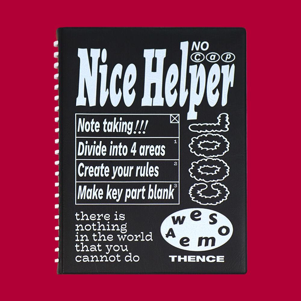 LOOSE LEAF BINDER NOTE_NICE_BLACK