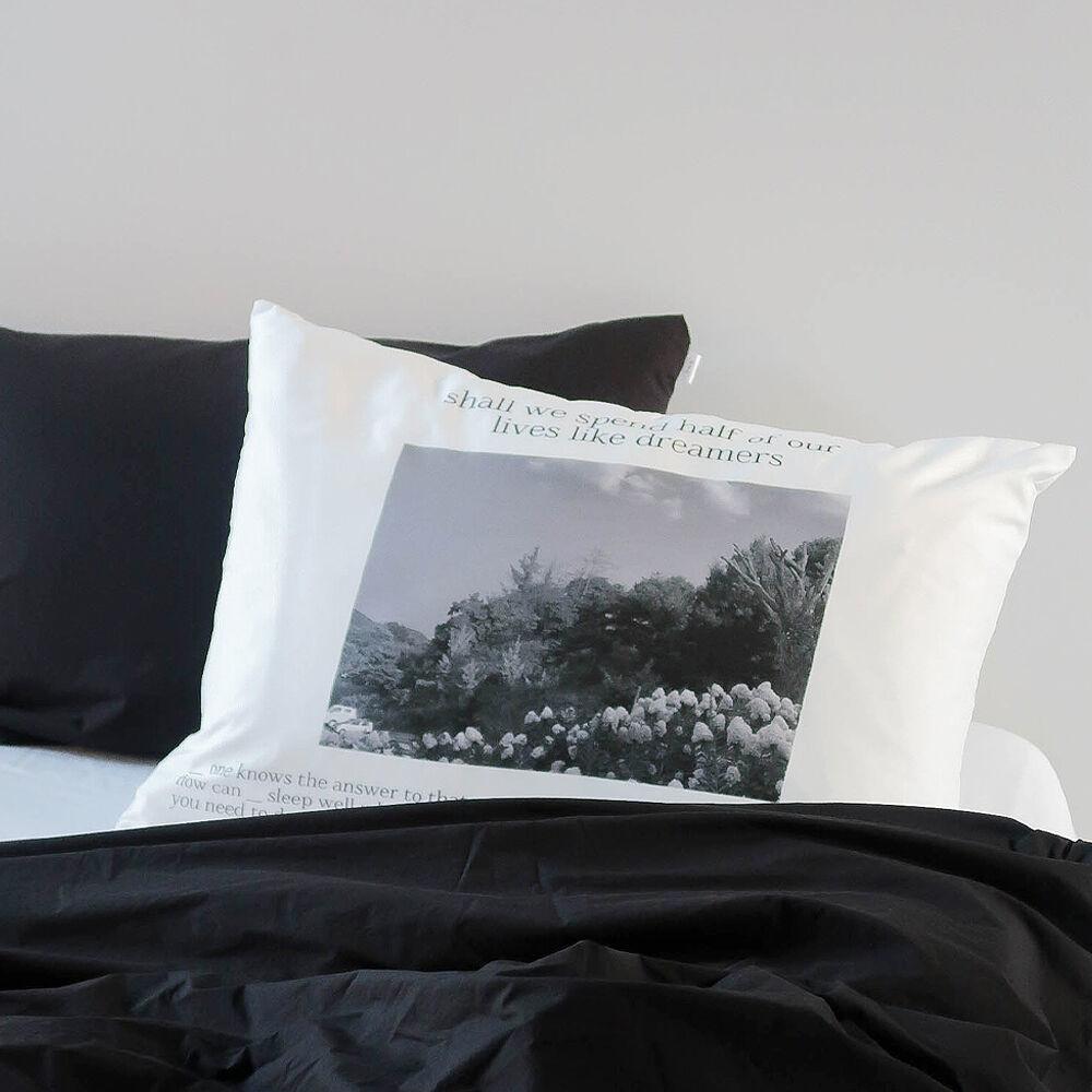 noon flower pillow cover
