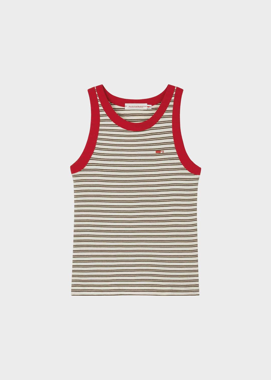 [2nd] PR Cotton Striped Sleeveless