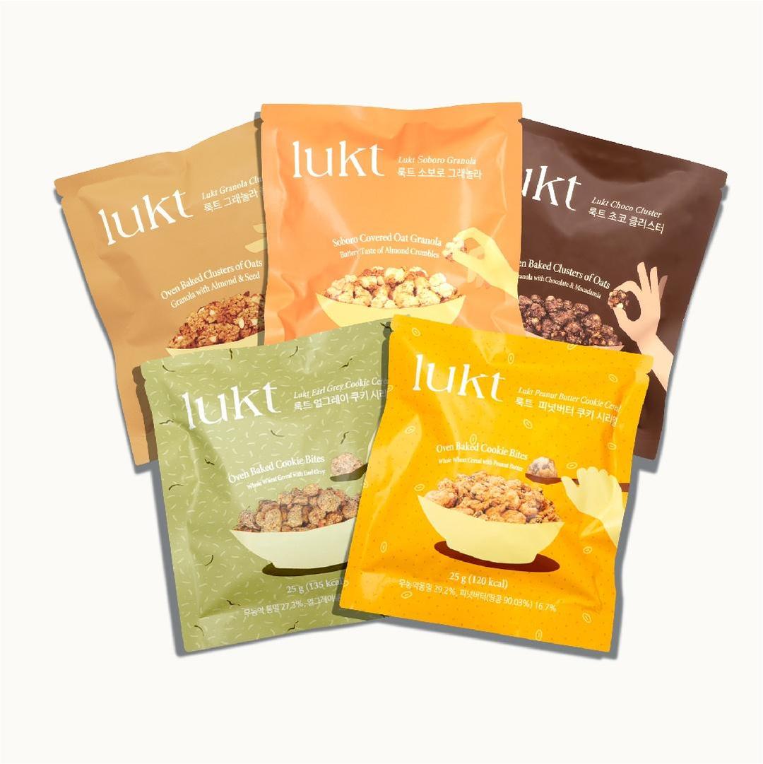 룩트 인기 그래놀라 25g 5종 택1 (그래놀라/초코/소보로/얼그레이/피넛버터)