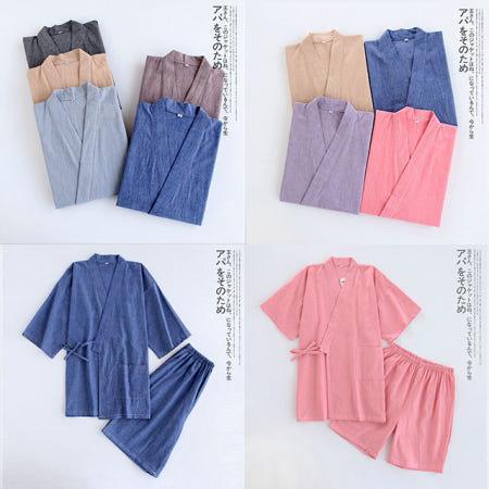 이런 상품 어때요? 순면 유카타 가운 커플 잠옷