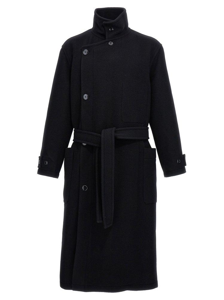 Lemaire Single-Breasted Wrapped Coat