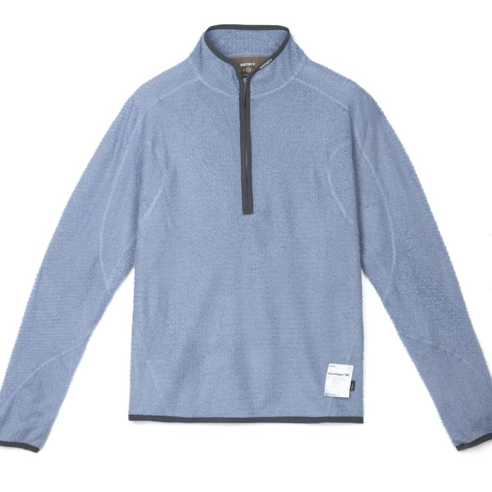 새티스파이 Satisfy 고스트플리스 AD 라이트 반집업 하프집 남녀공용 스톤 STONE