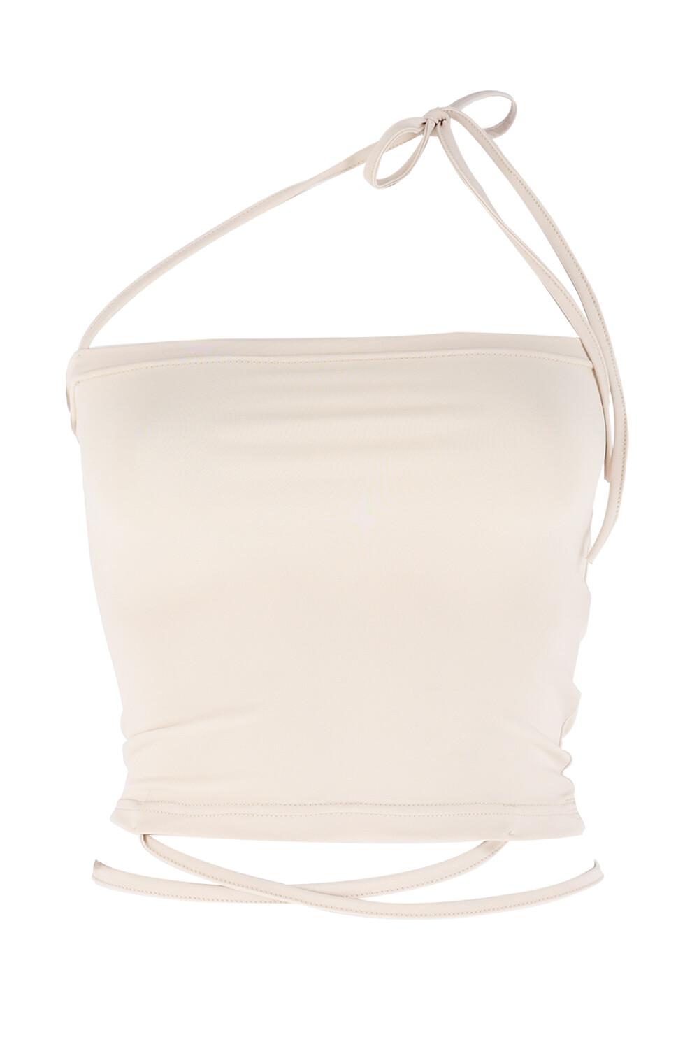 STRING TUBETOP [BEIGE]