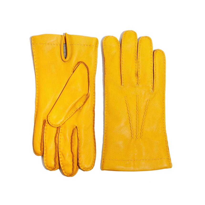 Deer Skin Gloves - Yellow