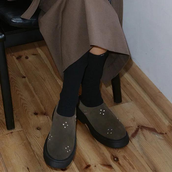 Norel Fur Clog / BROWN