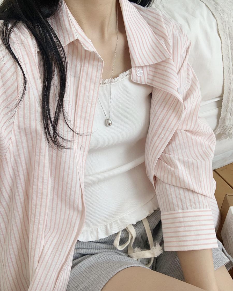 1015마켓 [🏖️바캉스룩#누적10만장]멀린 스트라이프 셔츠