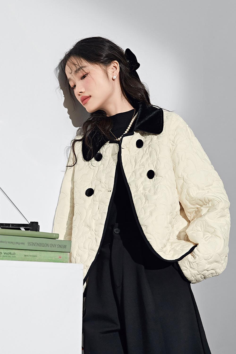Pre Sale-Winter new gentle temperament cotton loose coat