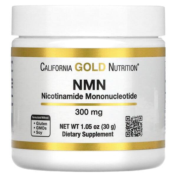 California Gold Nutrition, NMN 분말, 300mg, 30g(1.05oz)