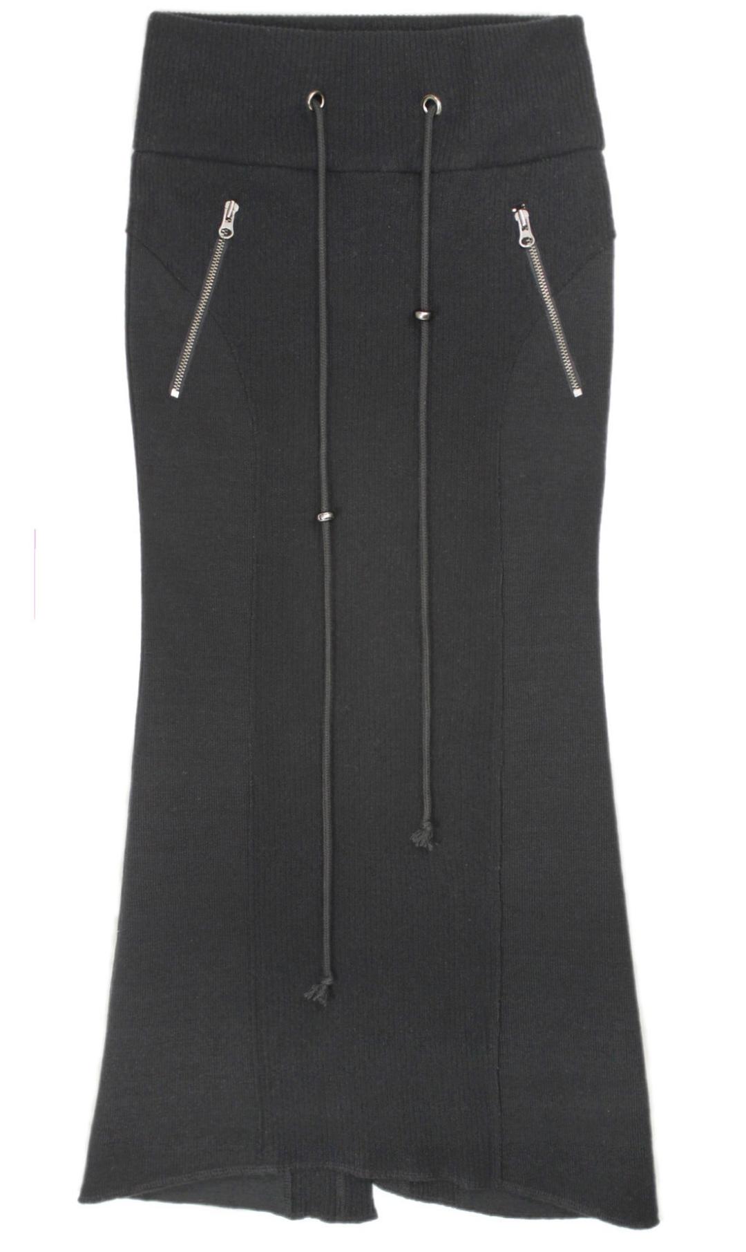 (11월 1일 발송) Wool skirt (Black)