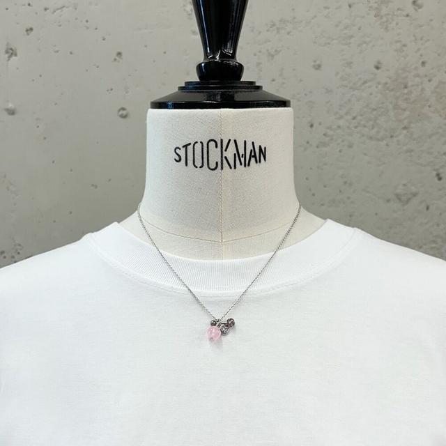 【韓国 trimarch】Tri / Serenity Ball Necklace / Pink 트리마치 Tri Serenity Ball Necklace Pink - 위시버킷