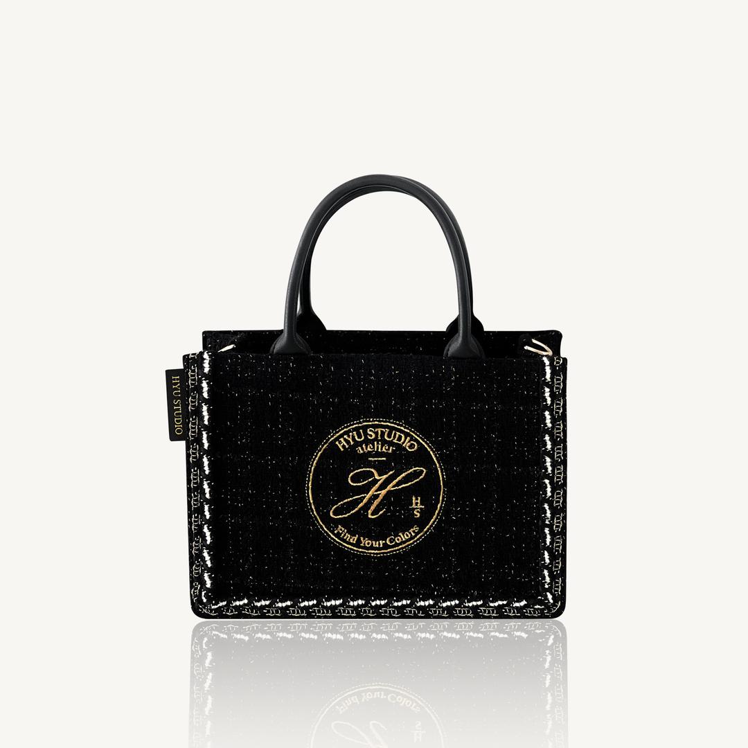 [3차 오더] 라푸백 트위드 mini 블랙