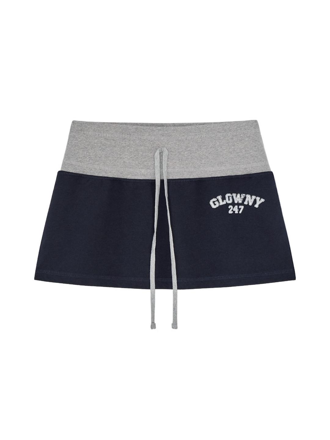 247 DAY SNUG MINI SKIRT (NAVY)