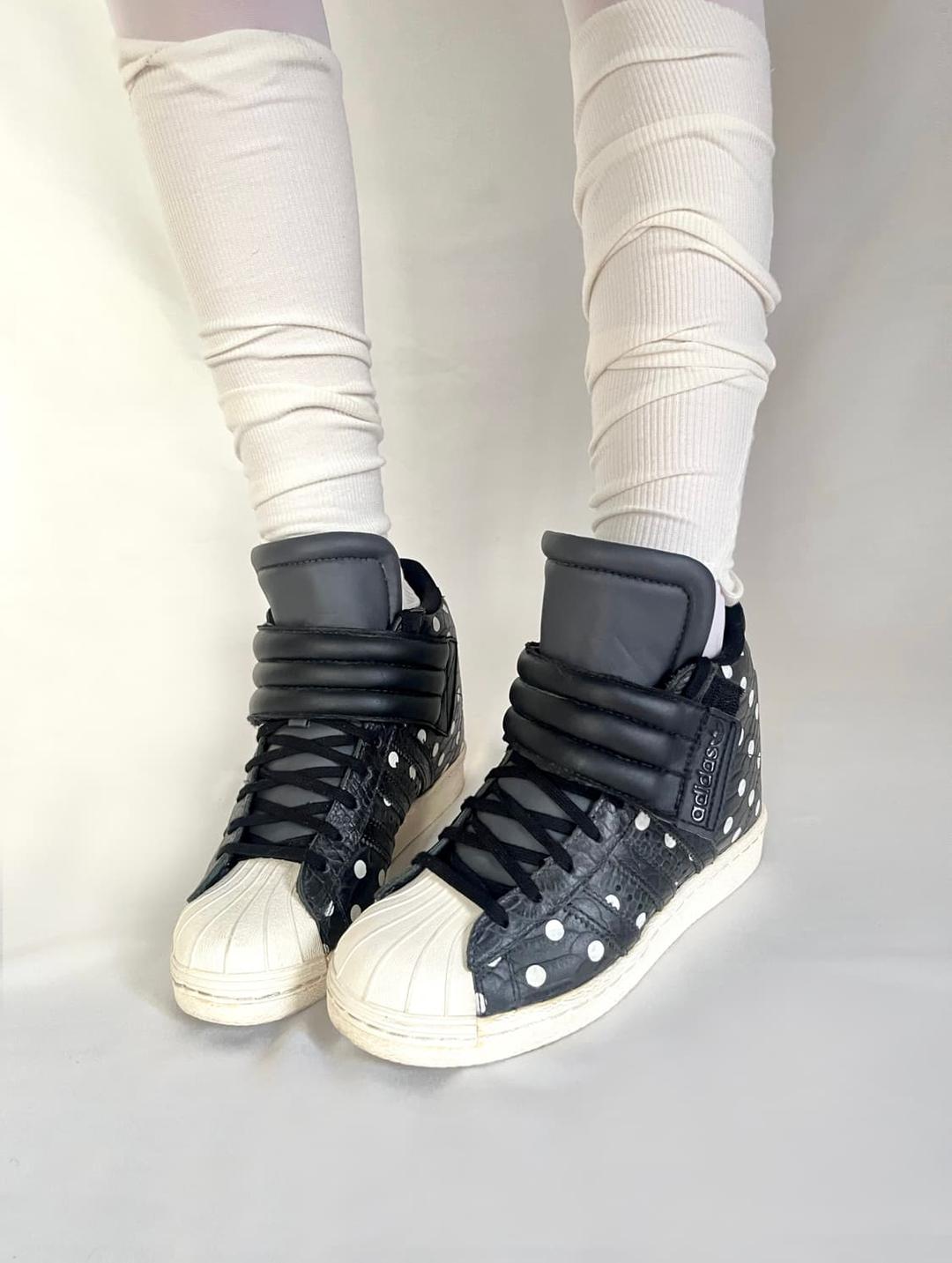 아디다스 00s 도트 벨크로 웨지 하이탑 | 후루츠패밀리