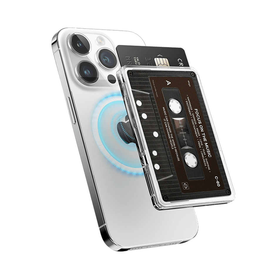[월간 엘라고] Cassette Tape 맥세이프 카드지갑 케이스