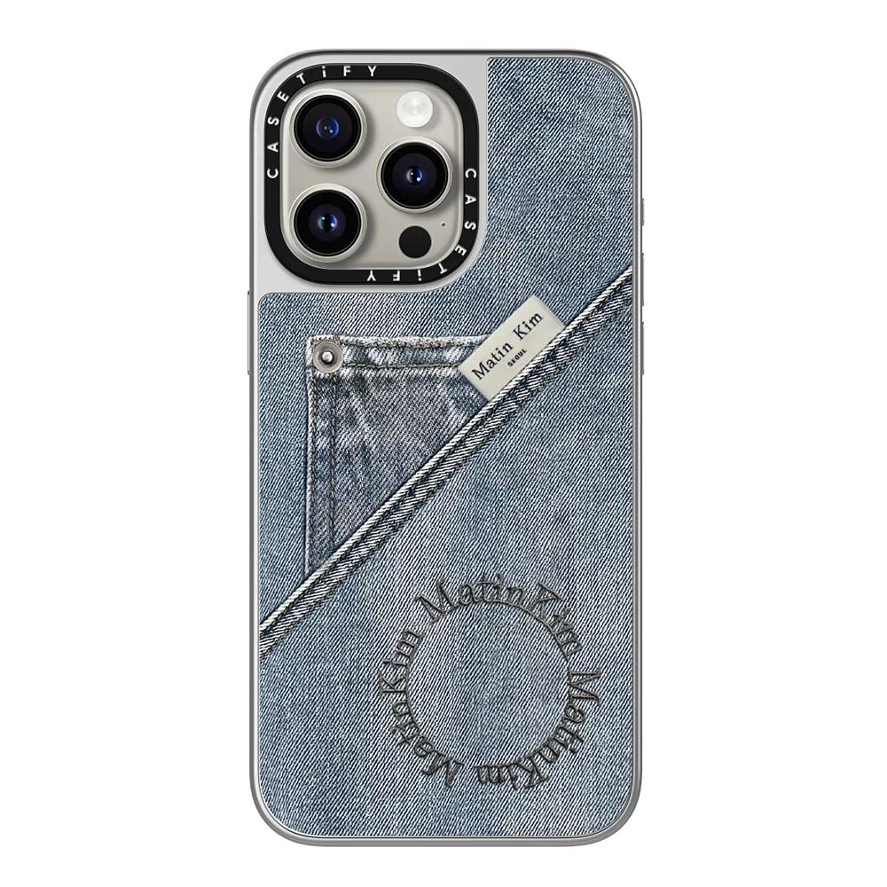 Matin Kim Denim Pocket Case