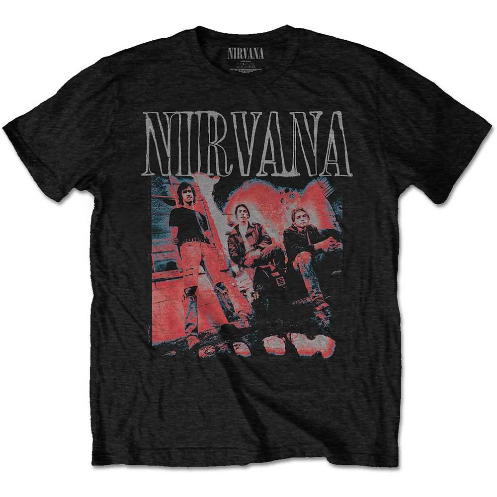 공식 NIRVANA 너바나 Kris Standing 반팔 티셔츠