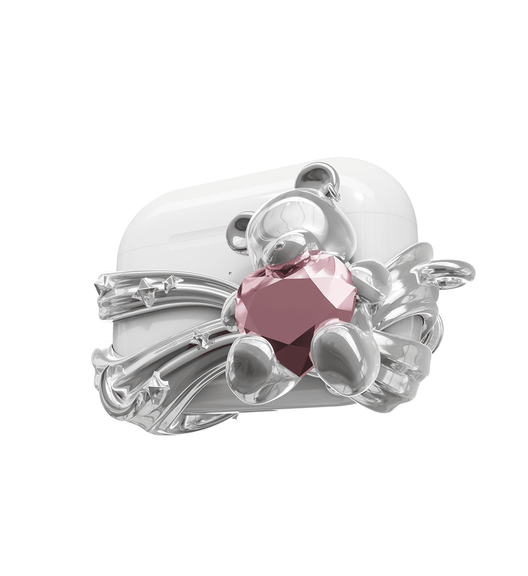 Airpods Teddiz Silver