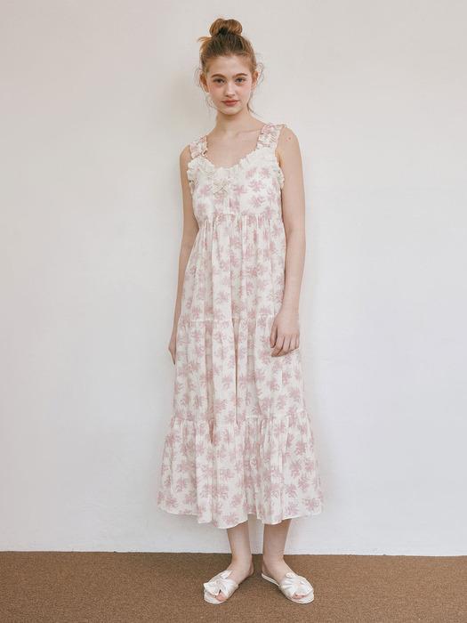 여성 코코팜 코튼 브라캡내장 민소매 원피스