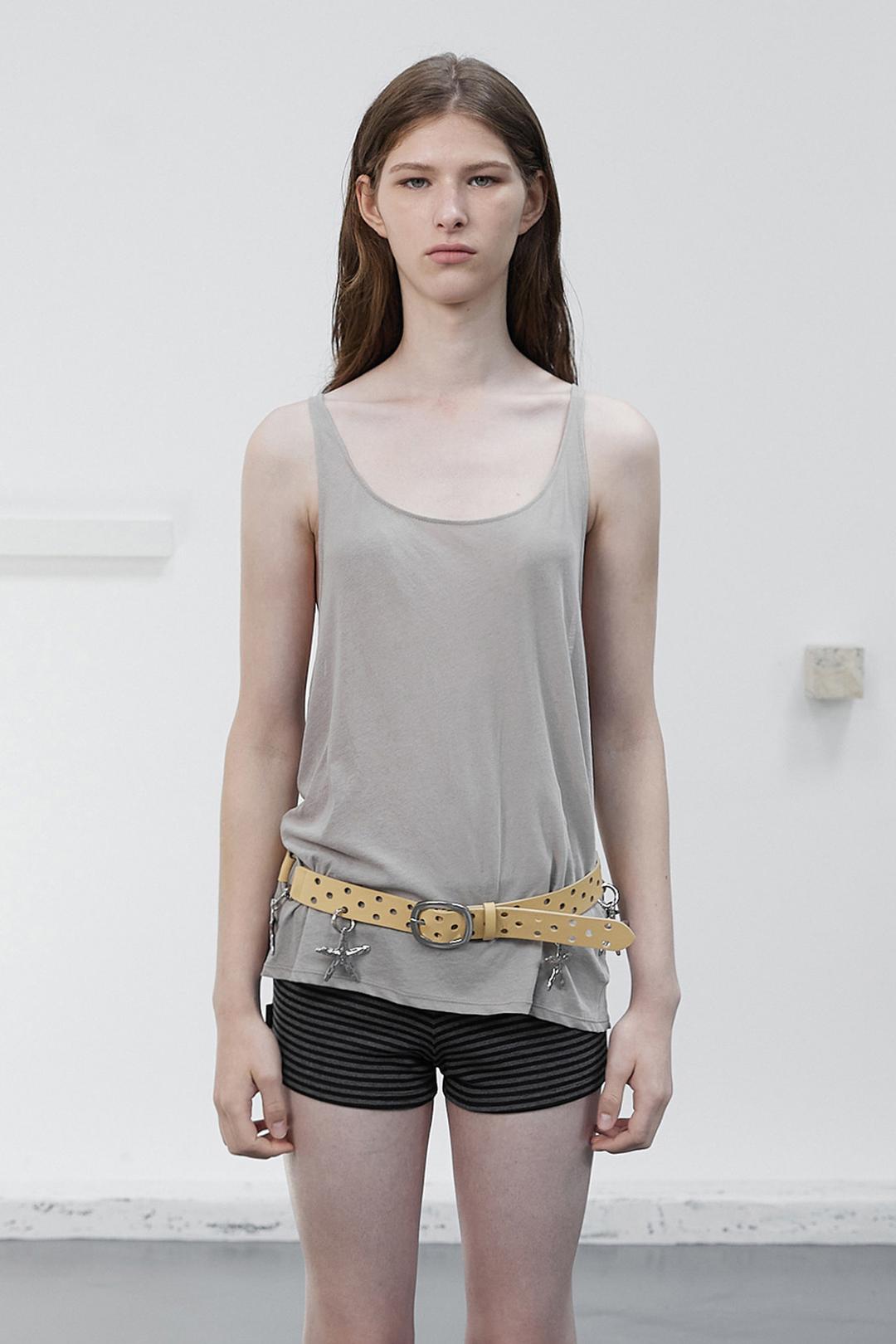 COVER-UP SLEEVELESS / GRAY