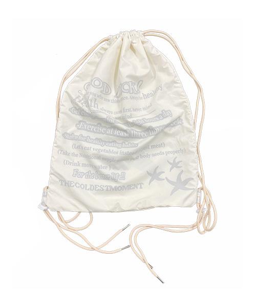TCM starfish reversible gym sack (ivory)