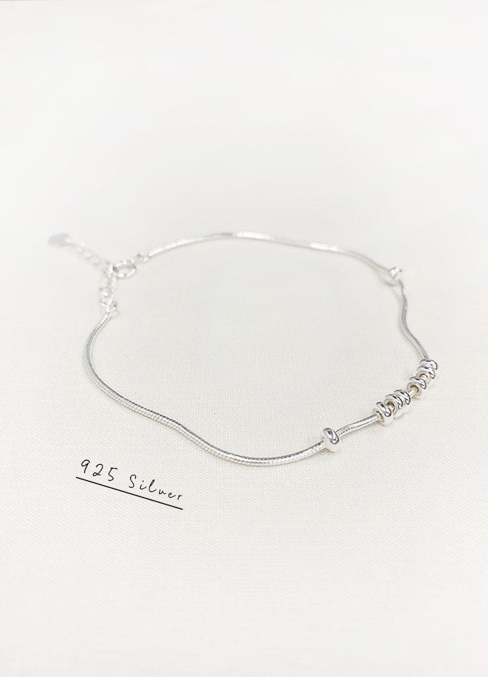 925 silver mini ball bracelet