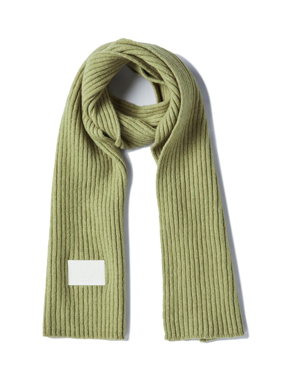 Kniited muffler (YELLOW GREEN)