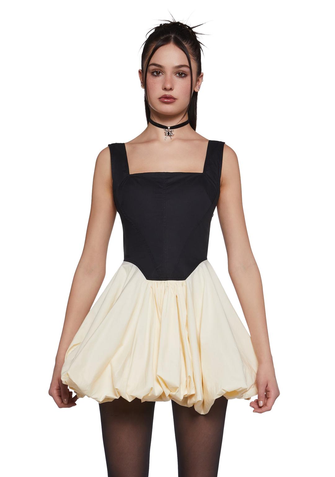 Whirlwind Romance Mini Dress - BLACK / Small