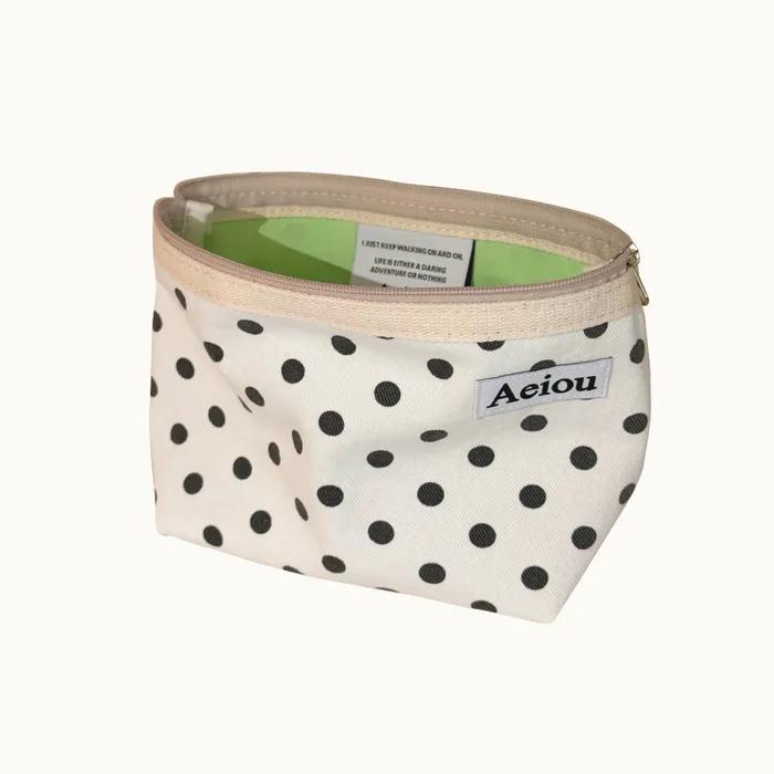 Aeiou Basic Pouch (L size) Ding Ding Dot