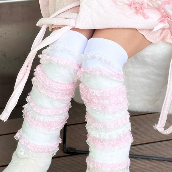 ribbon leg warmer (3 color)