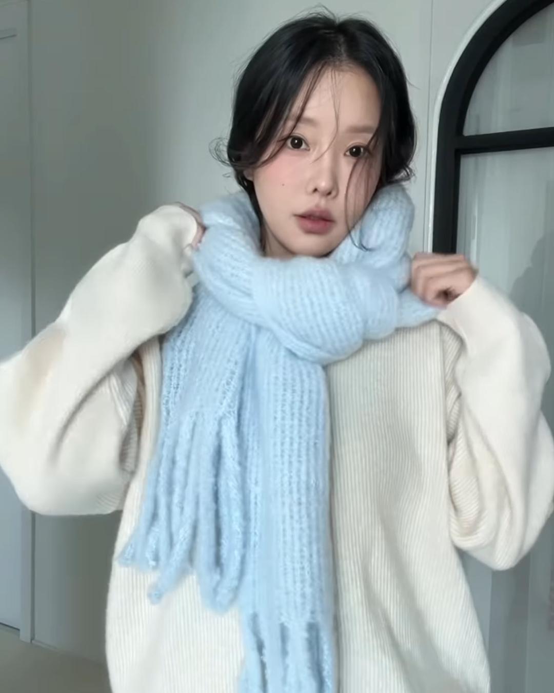 [모찌언니pick 특별가] Waffle rege long muffler - 5color