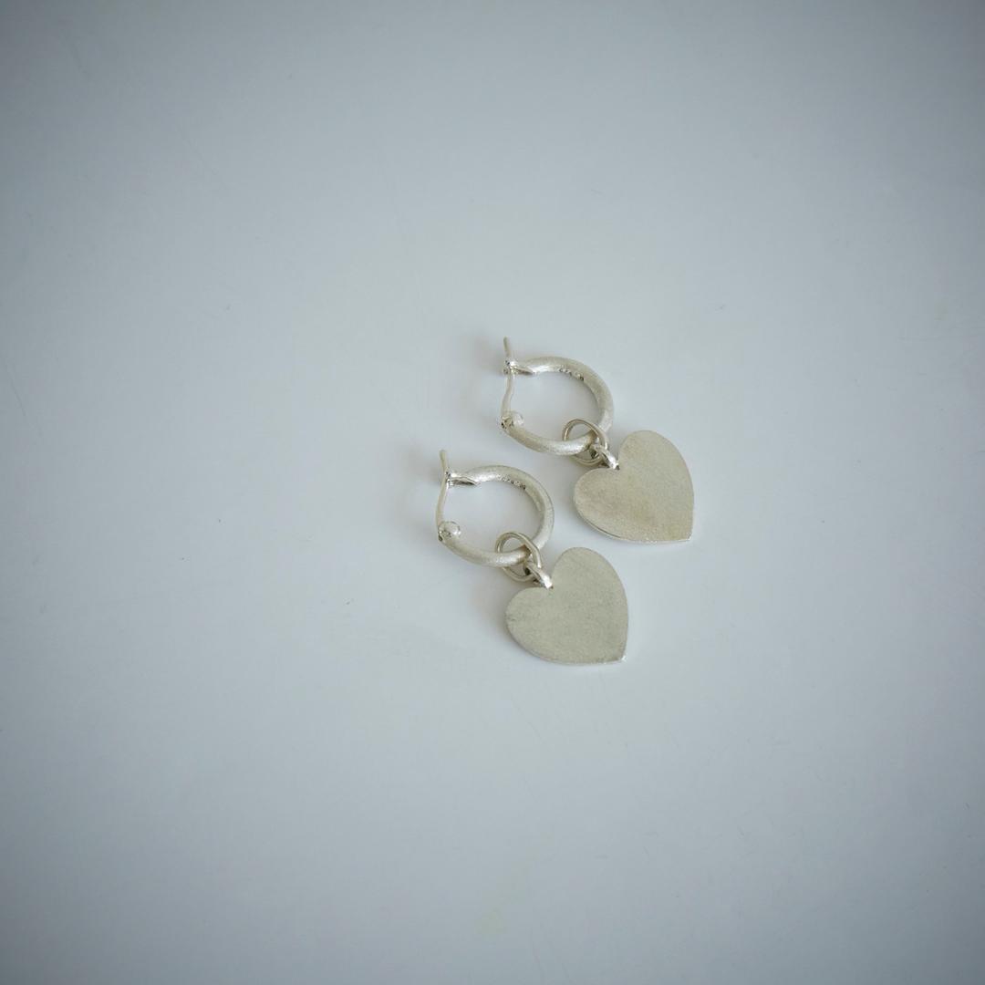 Heart Earring / Silver