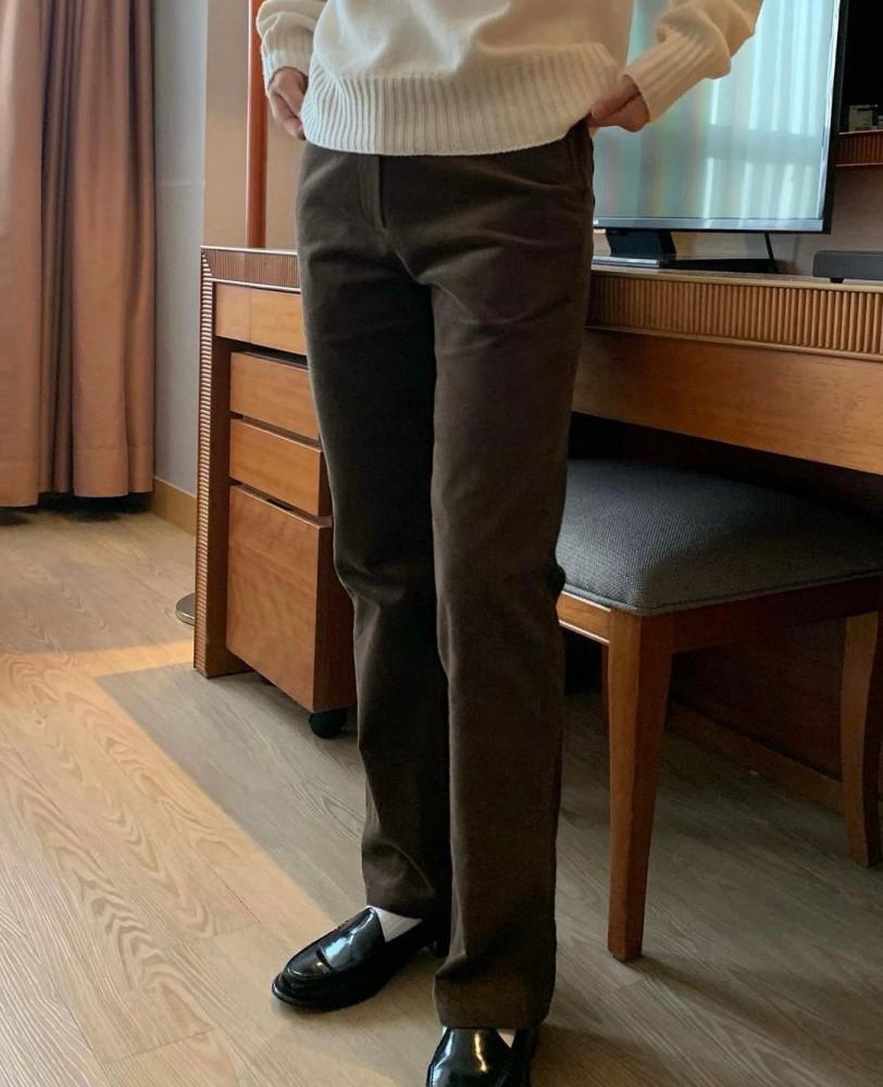 feb11 페브러리 슬림 코듀로이 팬츠 코튼 골덴 바지 (2col)