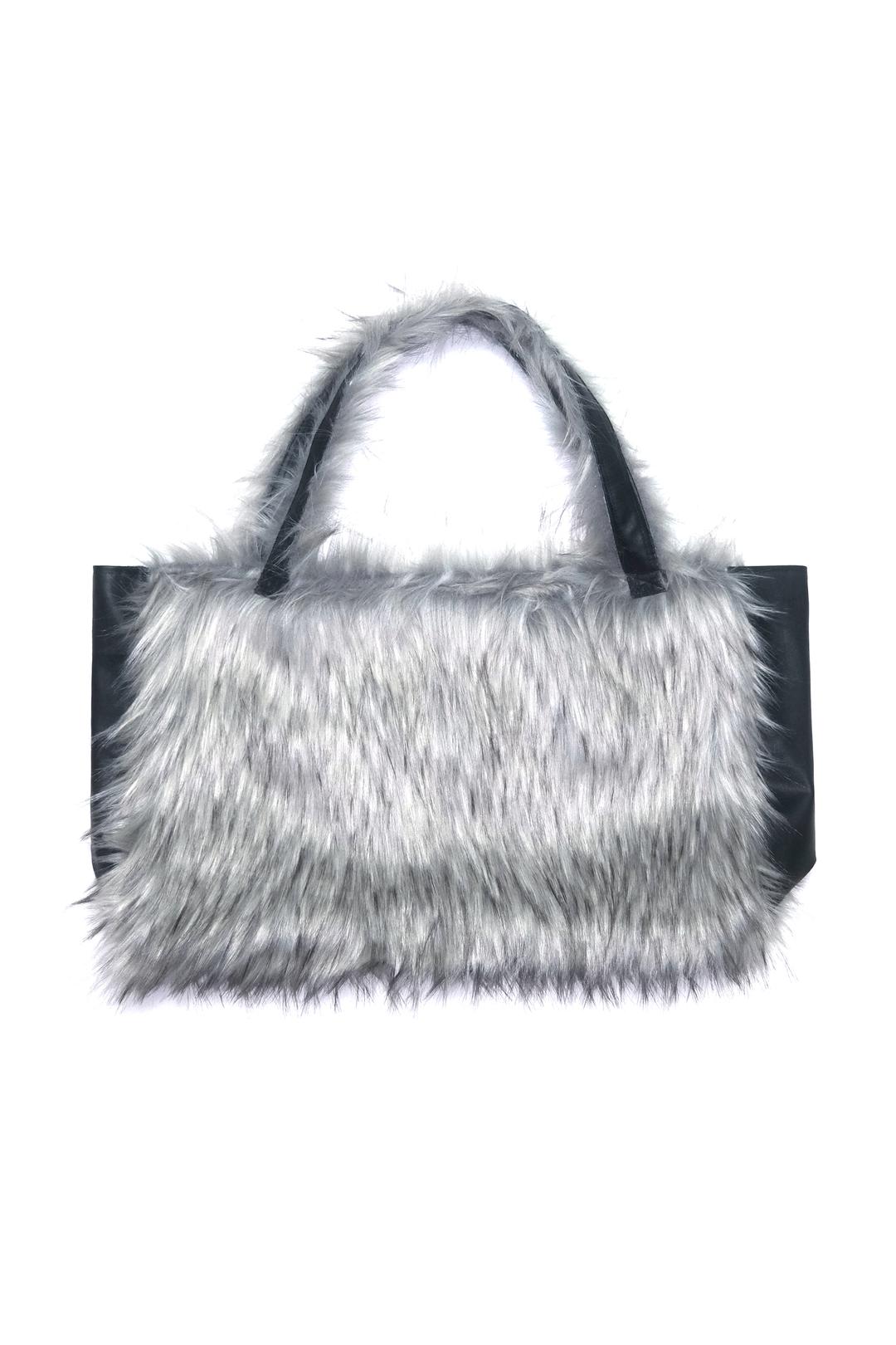 Fur Leather Big Bag 001
