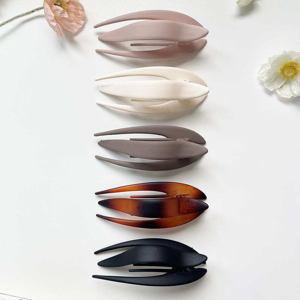 지금은 무광 올림머리 빅 클립 집게핀