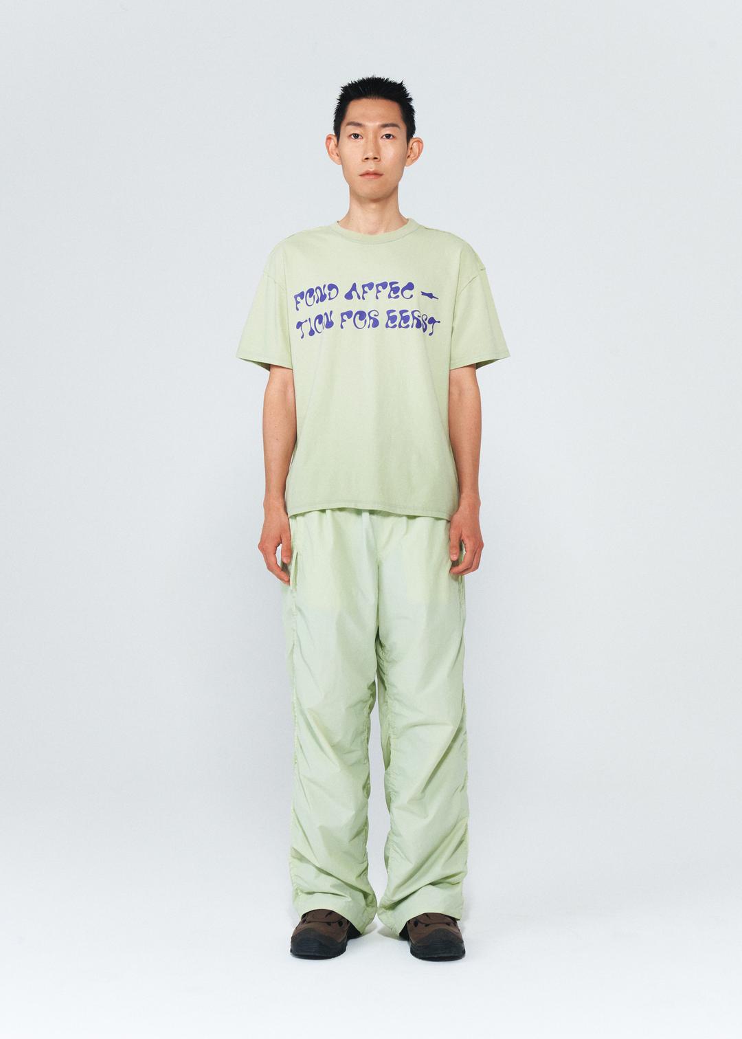 Mushroom Washed HS T-shirt [Tea Green]