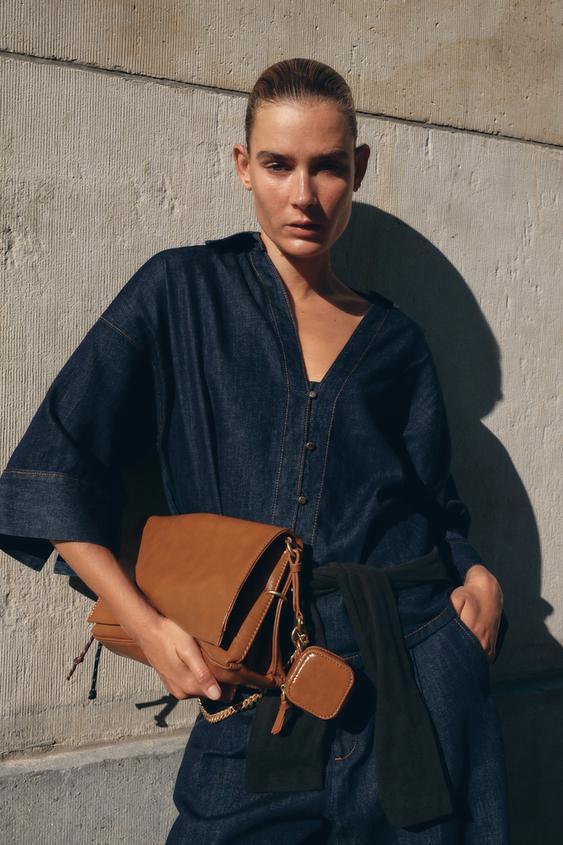 멀티 참 숄더백