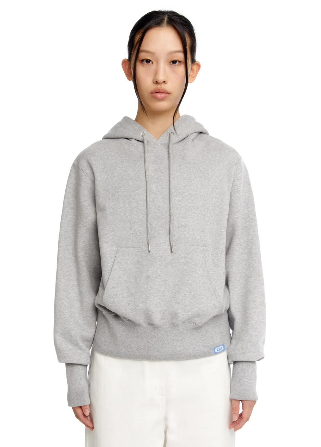 UNISEX ERA HEAVY HOODIE - WHITE MELANGE